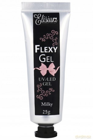 ELISIUM Flexy Gel do przedłużania paznokci UV/LED Milky 25g