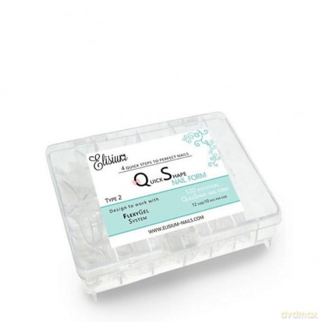 ELISIUM Quick Shape Nail Form Formy do akrylożelu Typ 2 1op.-120 szt