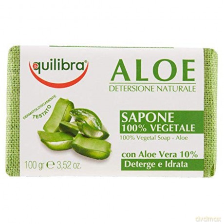 Equilibra Aloe Delikatne Mydło aloesowe w kostce 100g
