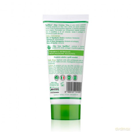 Equilibra Aloe Krem do twarzy nawilżająco-kojący 75 ml