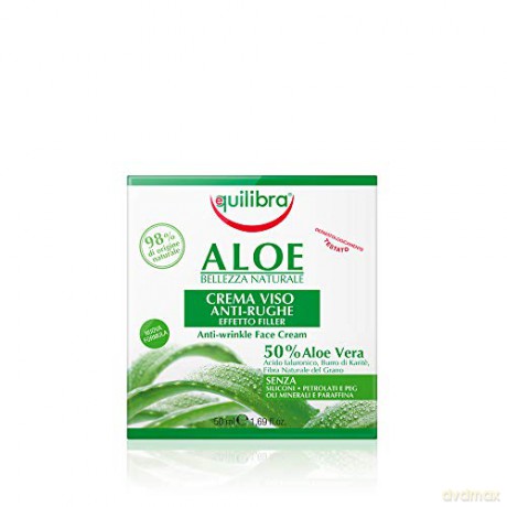 Equilibra Aloe Krem przeciwzmarszczkowy 50% aloesu 50 ml