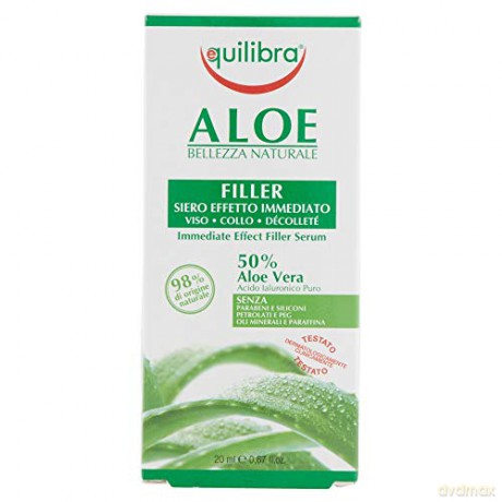 Equilibra Aloe Serum wypełniające do twarzy,szyi i dekoltu 50% aloesu 20 ml
