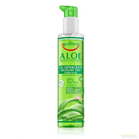 Equilibra Aloe Żel micelarny oczyszczający do demakijażu 20% aloesu 200 ml