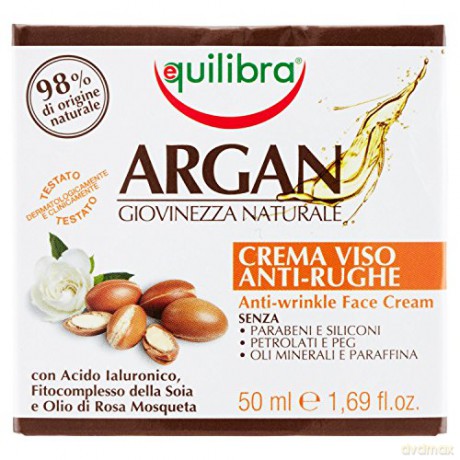 Equilibra Argan Krem przeciwzmarszczkowy do twarzy - cera dojrzała 50 ml