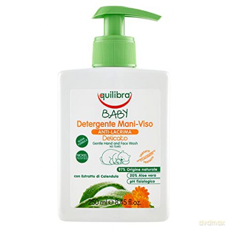 Equilibra Baby Delikatny Płyn do mycia rąk i twarzy dla dzieci 0+ 250 ml