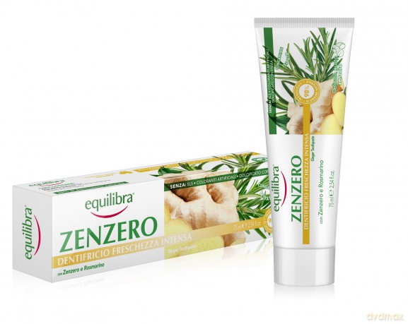 Equilibra Oral Care Imbirowa Pasta do zębów - odświeżająca 75 ml