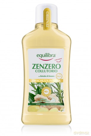 Equilibra Oral Care Imbirowy Płyn do płukania jamy ustnej Intensywna Świeżość 500 ml