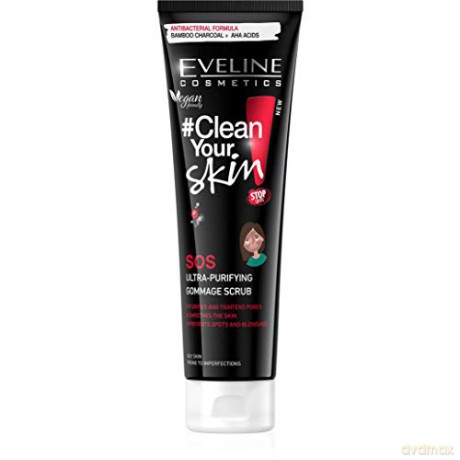 Eveline #Clean Your Skin Ultraoczyszczający Peeling do twarzy Gommage 100 ml