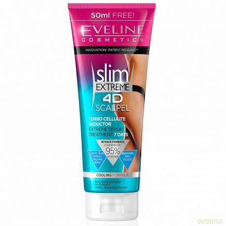 Eveline 4D slim EXTREME Scalpel Turbo Reduktor cellulitu 250 ml