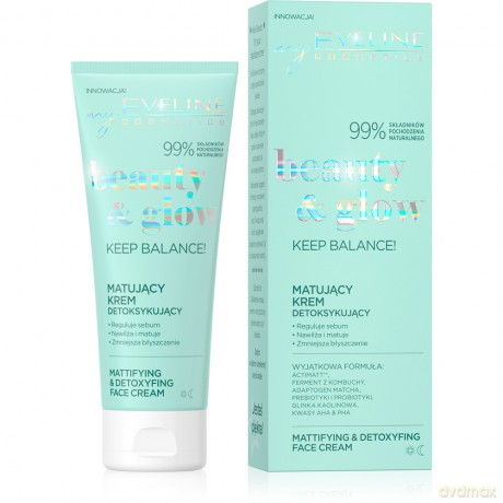 EVELINE BEAUTY GLOW Krem matujący