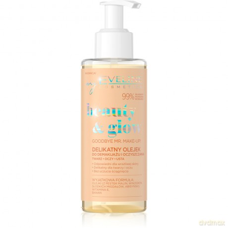 EVELINE BEAUTY GLOW Olejek d/demakijażu 145 ml.