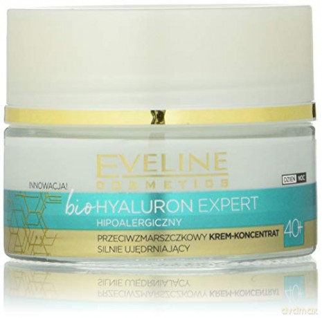 Eveline Bio Hyaluron Expert 40+ Przeciwzmarszczkowy Krem-koncentrat silnie ujędrniający na dzień i noc 50 ml