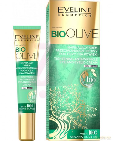 Eveline Bio Olive Napinający Krem przeciwzmarszczkowy pod oczy i na powieki 20 ml
