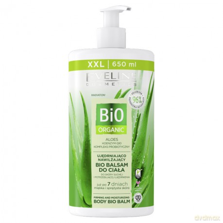 Eveline Bio Organic Balsam do ciała ujędrniająco nawilżający - Aloes 650 ml