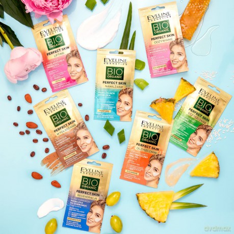 Eveline Bio Organic Perfect Skin Bogata Maseczka regenerująca z miodem manuka 8 ml