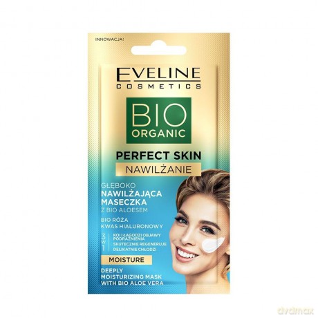 Eveline Bio Organic Perfect Skin Głęboko Nawilżająca Maseczka z bio aloesem 8 ml