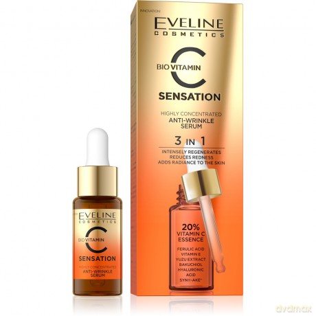 Eveline Bio Vitamin C Sensation Silnie odmładzające Serum przeciwzmarszczkowe 18 ml
