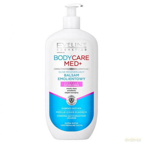 Eveline Body Care Med+ Silnie Regenerujący Balsam emolientowy do skóry suchej i ekstremalnie suchej 350 ml