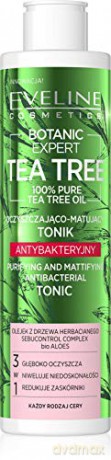 Eveline Botanic Expert Tea Tree Tonik antybakteryjny oczyszczająco-matujący 225 ml
