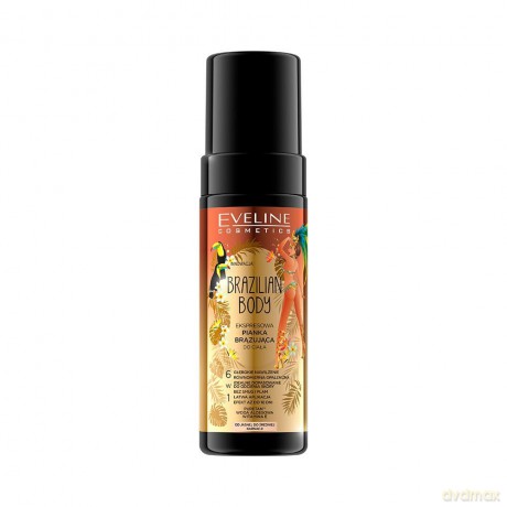 Eveline Brazilian Body Ekspresowa Pianka brązująca do ciała 6w1 150 ml