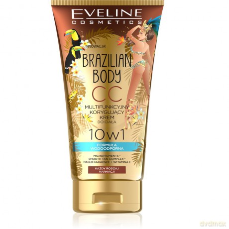 Eveline Brazilian Body Multifunkcyjny Krem korygujący CC 10w1 do ciała 175 ml