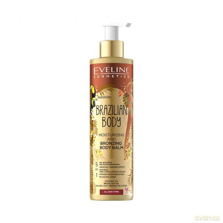 Eveline Brazilian Body Nawilżający Balsam brązujący do ciała 5w1 - każda karnacja 200 ml