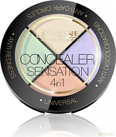 Eveline Concealer Sensation Zestaw korektorów do twarzy 4w1 4.4g