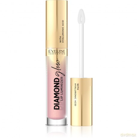 Eveline Diamond Glow Lip Luminizer Błyszczyk do ust z kwasem hialuronowym nr 03 4.5 ml