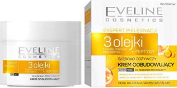 Eveline Ekspert Pielęgnacji 3 Olejki Głęboko odżywczy Krem odbudowujący na dzień i noc 50 ml