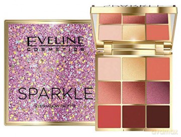Eveline Eyeshadow Palette Zestaw cieni do powiek (9) Sparkle 19.8g
