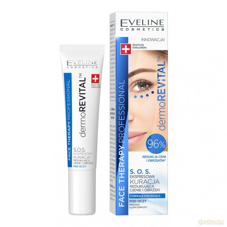Eveline Face Therapy Professional Kuracja S.O.S.redukująca cienie i obrzęki pod oczami Dermo revital 15 ml