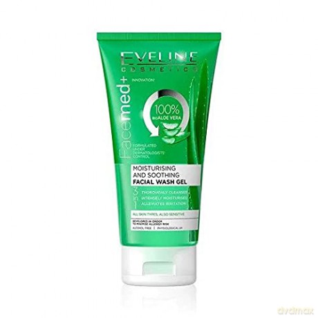 Eveline Facemed+ Żel do mycia twarzy nawilżająco-kojący 3w1 150 ml