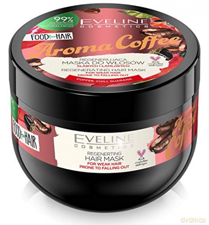 Eveline Food for Hair Aroma Coffee Maska do włosów słabych i łamliwych - regeneracja i wzmocnienie 500 ml