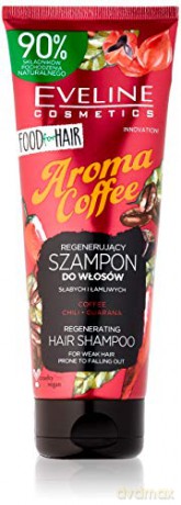 Eveline Food for Hair Aroma Coffee Szampon do włosów słabych i łamliwych - regeneracja i wzmocnienie 250 ml