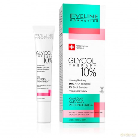 Eveline Glycol Therapy 10% Kwasowa Kuracja peelingująca 20 ml