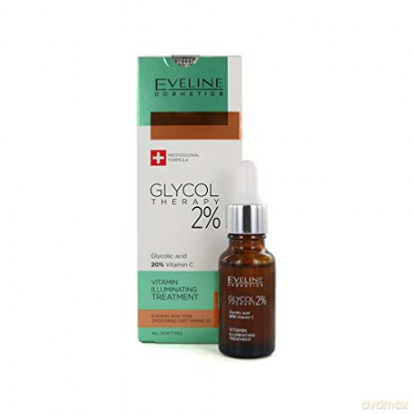 Eveline Glycol Therapy 2% Witaminowa Kuracja rozświetlająca 18 ml