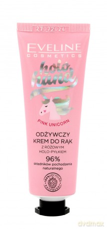 Eveline Holo Hand Pink Unicorn Odżywczyy Krem do rąk z różowym holo pyłkiem 50 ml