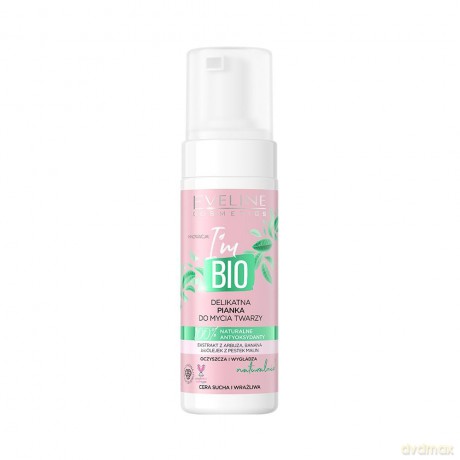Eveline I`m Bio Delikatna Pianka do mycia twarzy -cera sucha i wrażliwa 150 ml