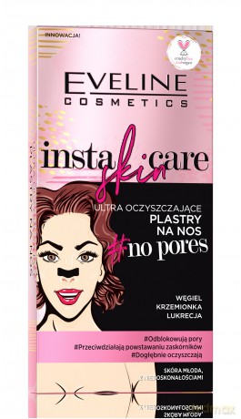 Eveline Insta Skin Care Ultra Oczyszczające Plastry na nos No Pores 1op.-2szt