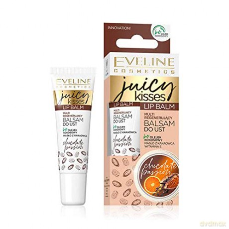 Eveline Juicy Kisses Balsam do ust multi regenerujący Chocolate Passion 12 ml