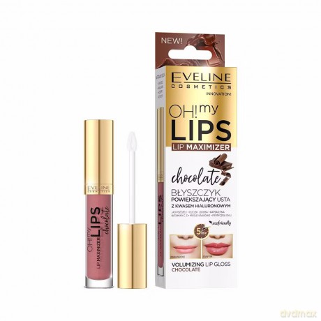 EVELINE KOL Błyszczyk Oh My Lip Maximizer Czekolad