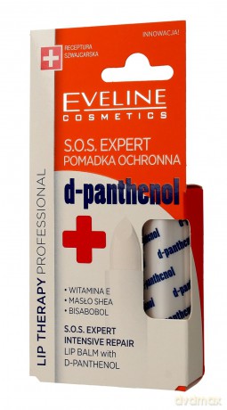 Eveline Lip Therapy Professional Pomadka ochronna do ust S.O.S.Expert d-panthenol 1szt