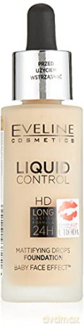 Eveline Liquid Control HD Podkład do twarzy z dropperem nr 020 Rose Beige 32 ml