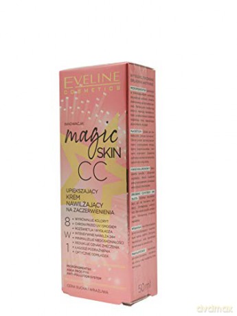 Eveline Magic Skin CC Upiększający Krem nawilżający 8w1 - cera sucha i wrażliwa 50 ml