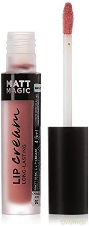 Eveline Matt Magic Lip Cream Pomadka w płynie matowa nr 02 Cashmere Nude 4.5 ml