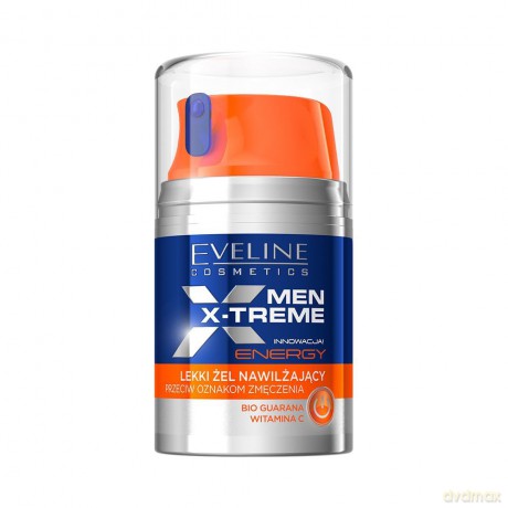 Eveline Men X-Treme Energy Lekki Żel nawilżający przeciw oznakom zmęczenia 50 ml