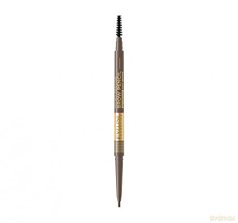 Eveline Micro Precise Brow Pencil Kredka do brwi wodoodporna 02 Soft Brown 1szt