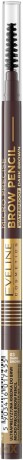 Eveline Micro Precise Brow Pencil Kredka do brwi wodoodporna 03 Dark Brown 1szt