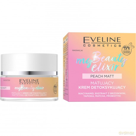 Eveline My Beauty Elixir Matujący Krem detoksykujący - cera mieszana,tłusta,wrażliwa 50 ml