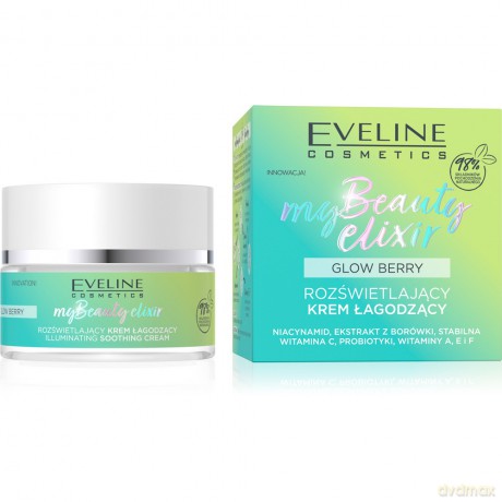 Eveline My Beauty Elixir Rozświetlający Krem łagodzący - każdy rodzaj cery 50 ml